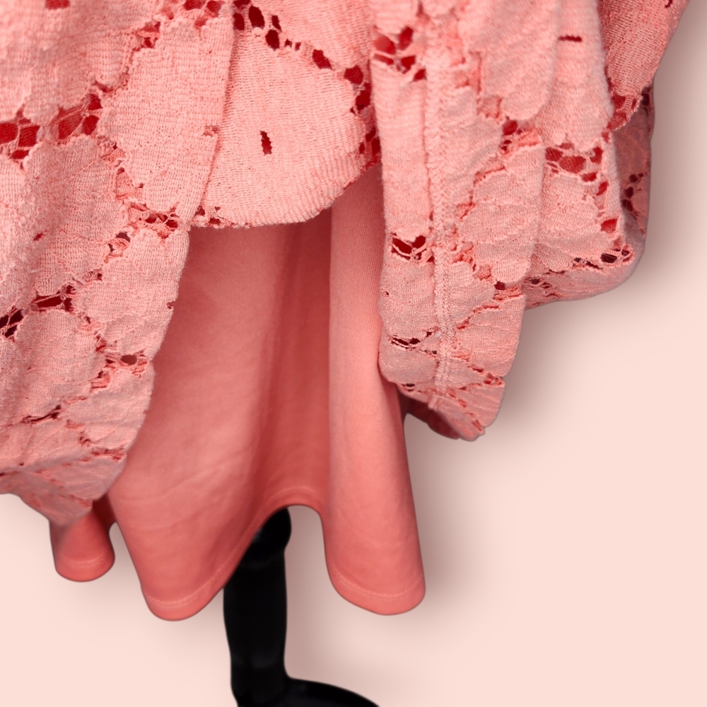 MOTHERHOOD MATERNITY Coral Lace Dress - Large - Picture 6 of 7